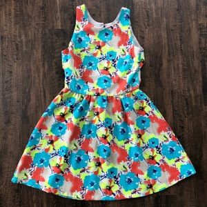 Floral pop dress